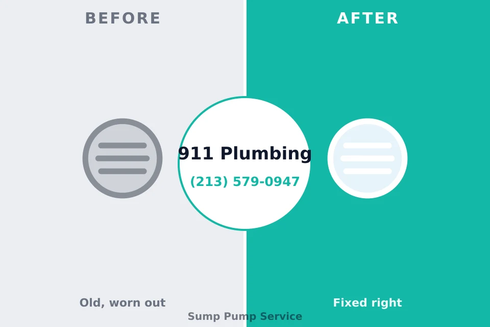 Before and after: plumbing repair King of Prussia, PA